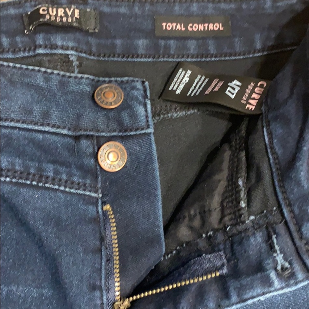 Curve appeal total control jeans.